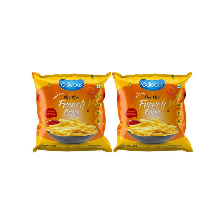 Elicious Piri Piri French Fries - Pack of 2