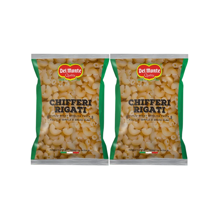 Del Monte Chifferi Rigati Pasta - Pack of 2
