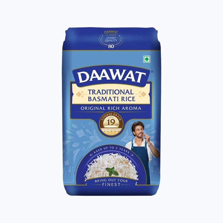 Daawat Traditional Basmati Rice (Extra Long Grain) (Basmati Akki)