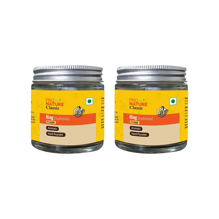 Pro Nature Classic Asafoetida/ Organic Hing - Pack of 2