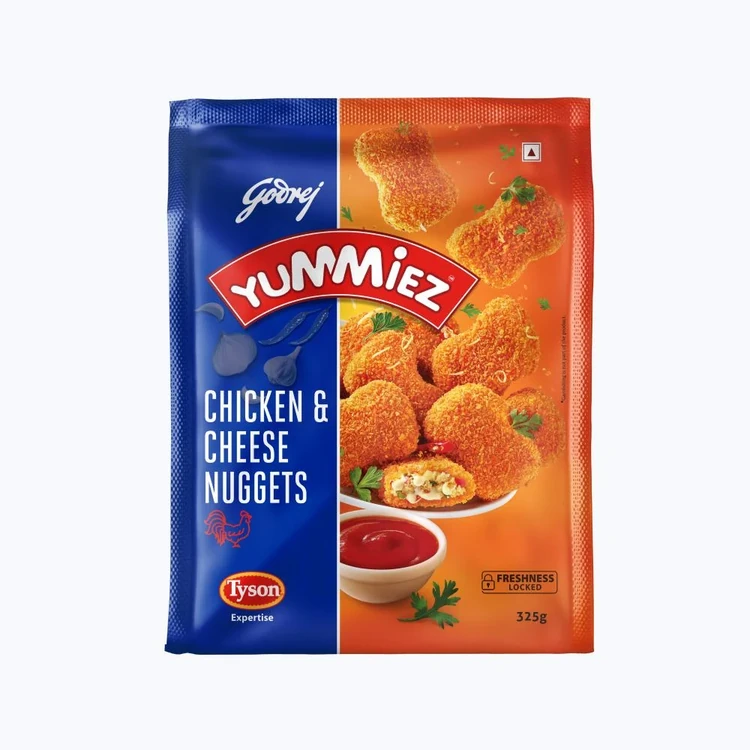 Godrej Yummiez Cheese & Chicken Nuggets (Frozen)