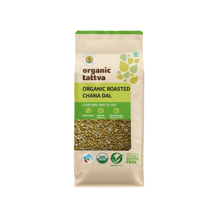 Organic Tattva Roasted Organic Chana Dal