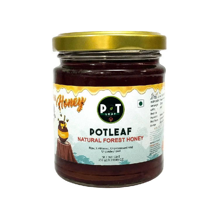 POT LEAF Natural Forest Organic Honey