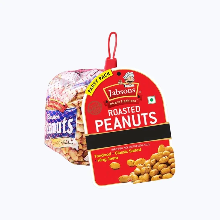Jabsons Assorted Roasted Peanuts, (Pack of 6)