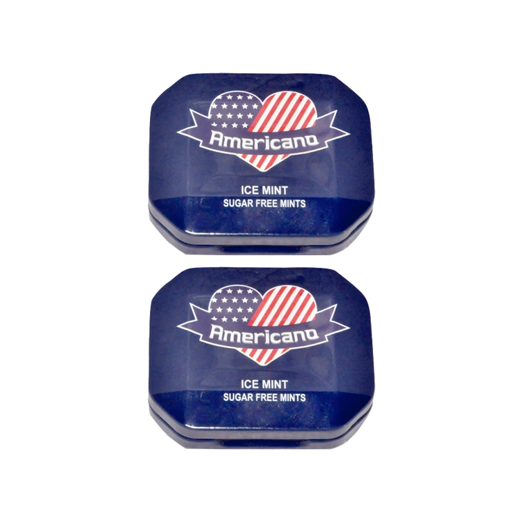 Americano Sugar Free Ice Mint Candies - Pack of 2