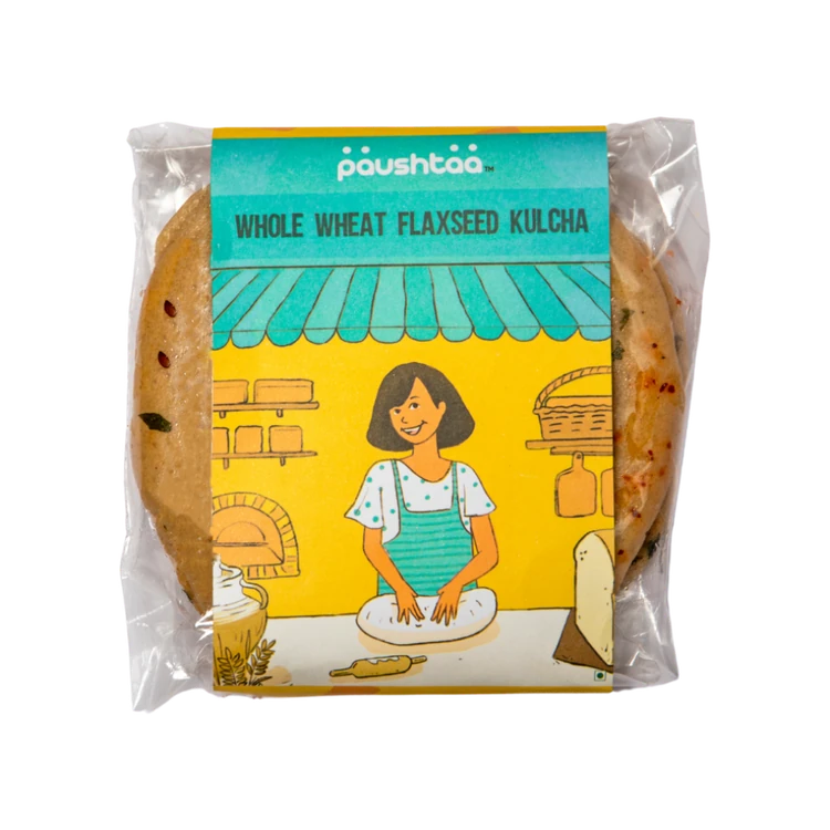 Paushtaa Whole Wheat Flax Seed Kulcha