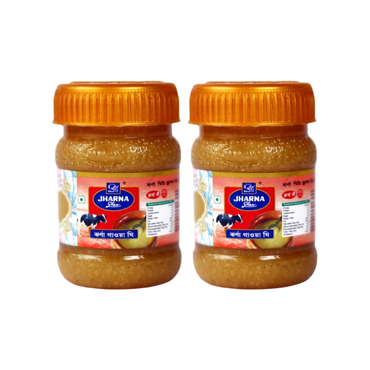 Jharna Brown Ghee 100 g - Pack of 2 (Kempu Tuppa)