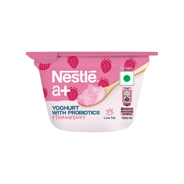 Nestle a+ Strawberry Yogurt with Probiotics