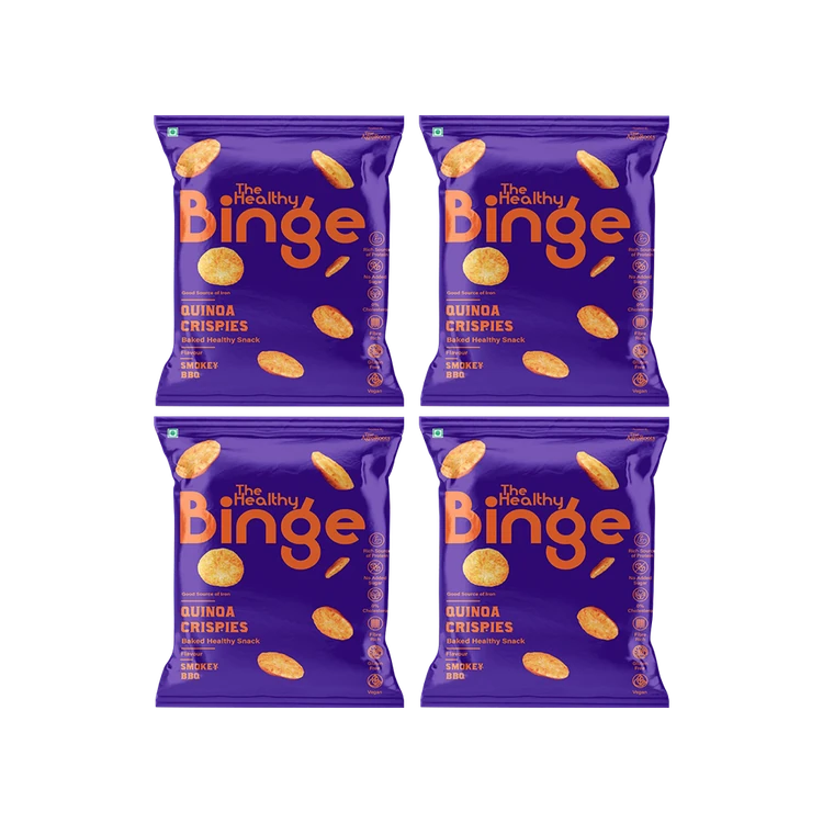 The Healthy Binge Smokey BBQ Quinoa Chips