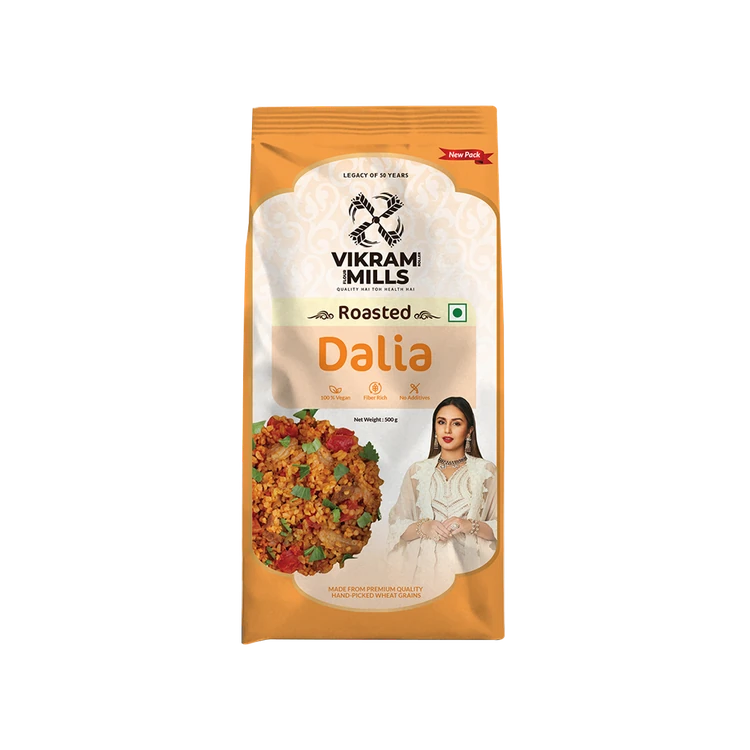 Vikram Mills Roasted Daliya (Godhi Rave)