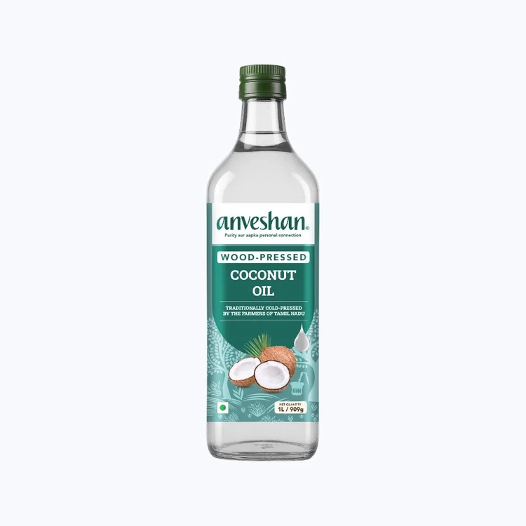 Anveshan Wood Cold Pressed Coconut Oil