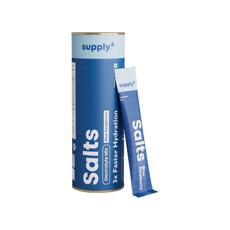 Supply6 Salts Blue Raspberry Electrolyte Mix