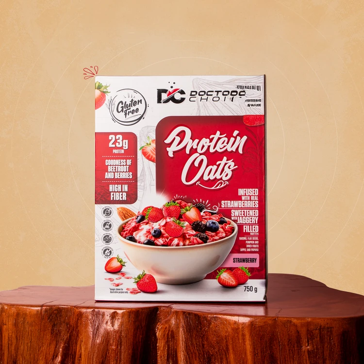 Doctor's Choice Strawberry High Protein Oats