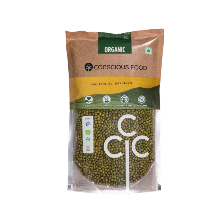 Conscious Food Organic Moong Dal (Chilka)