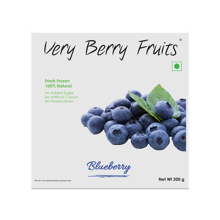 Very Berry Fruits Fresh Frozen Blueberry