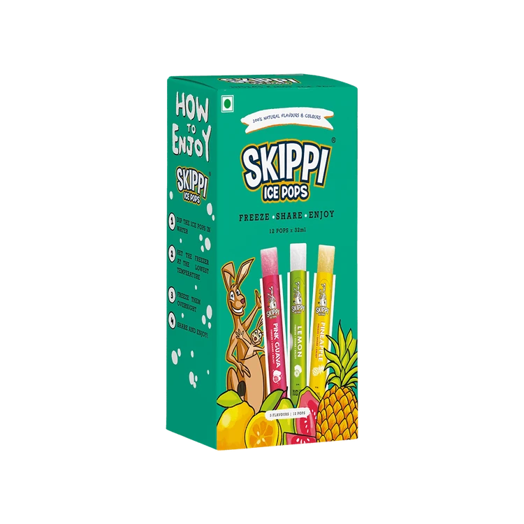 Skippi Natural Flavoured Ice Pops
