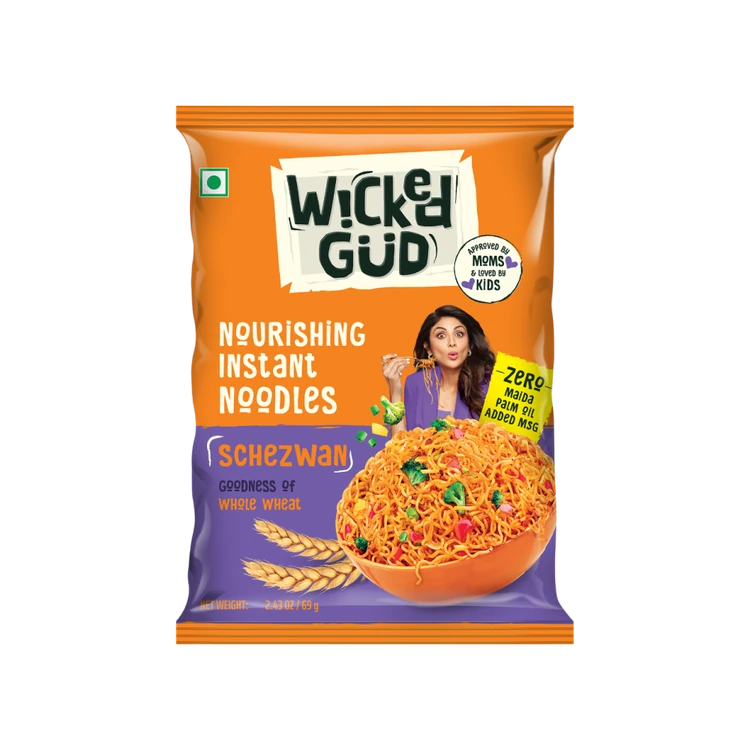 WickedGud Schezwan Nourishing No Maida & No Oil Instant Noodles