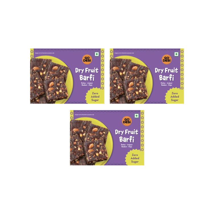 Dry Fruits Barfi by GO DESI