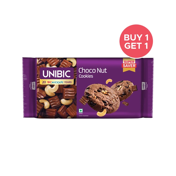 Unibic Choco Nut Cookies - Buy 1 Get 1 Free