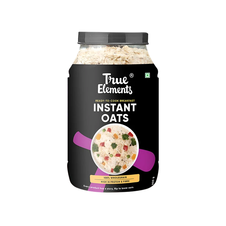 True Elements Instant Instant Oats - Gluten Free, 100% Wholegrain
