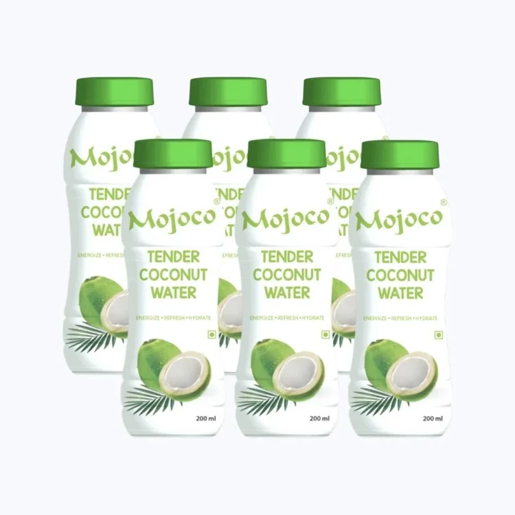 Mojoco Tender Coconut Water - Pack of 6 (Bottle)