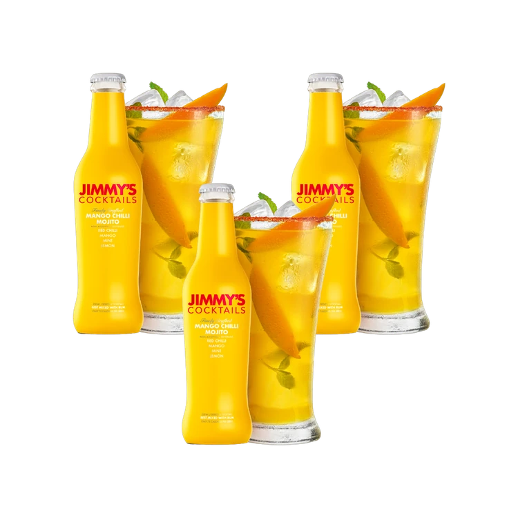 Jimmy's Mango Chilli Mojito Cocktail Mix - Pack of 3