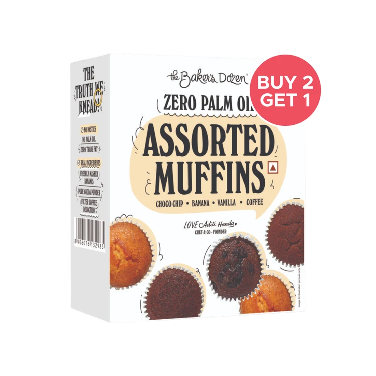 The Baker's Dozen Assorted Muffin - Buy 2 Get 1 Free
