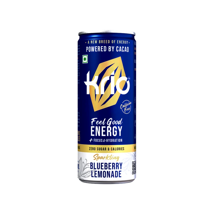 Krio Sparkling Blueberry Lemonade Energy Drink