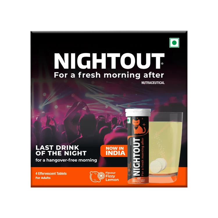 Fast&Up Nightout Instant Hangover Solution (Lemon Effervescent Tablets)