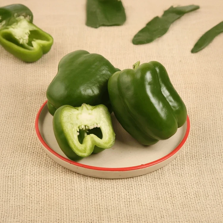 Organically Grown Green Capsicum