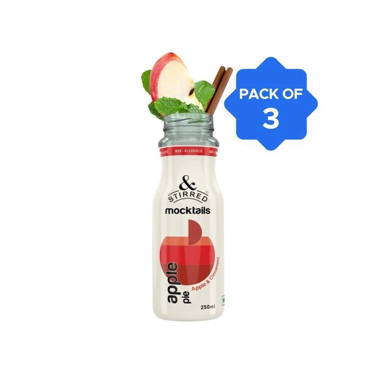 &Stirred Apple Pie Cocktail Mix - Pack of 3