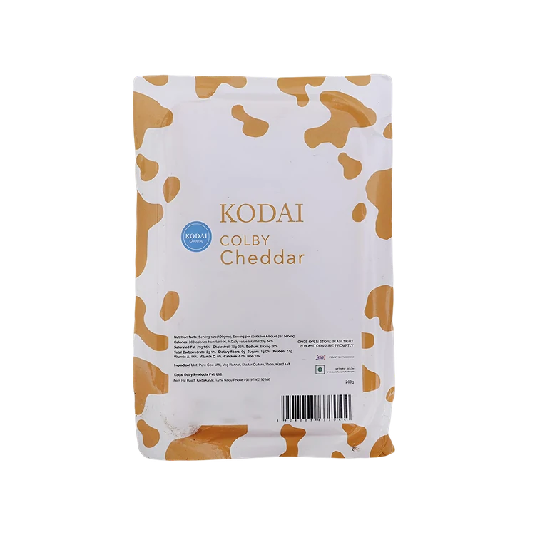 Kodai Colby Cheddar Cheese Block