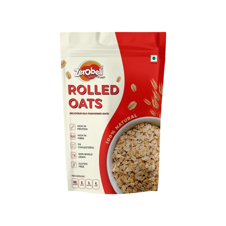 Zerobeli 100% Natural Rolled Oats