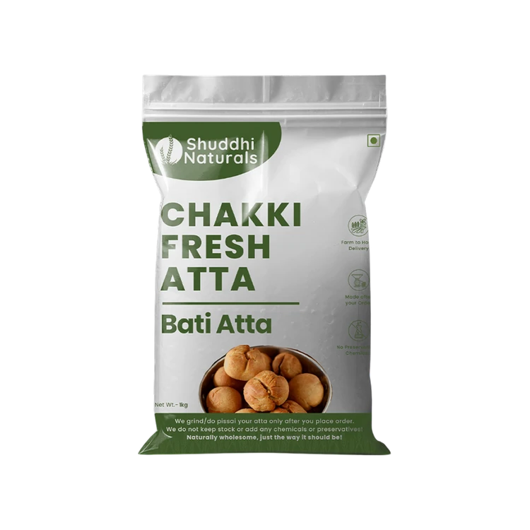 Shuddhi Naturals Chakki Fresh Bati Atta