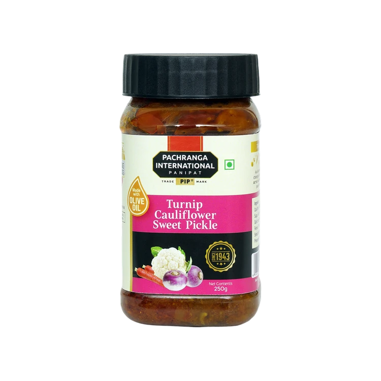 Pachranga's Turnip Cauliflower Sweet Pickle - Made in Olive Oil