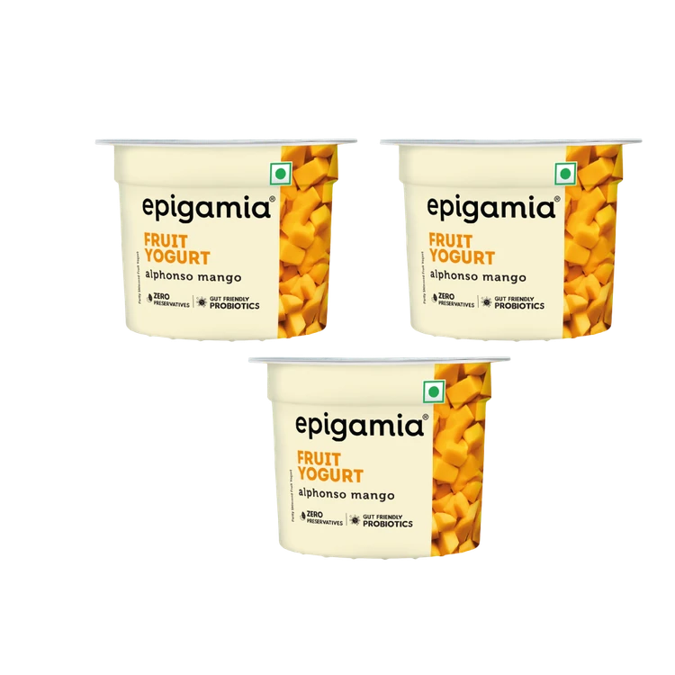 epigamia Alphonso Mango Yogurt - Pack of 3