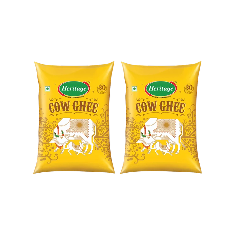 Heritage Cow Ghee - Pack of 2 (Hasuvina Tuppa)
