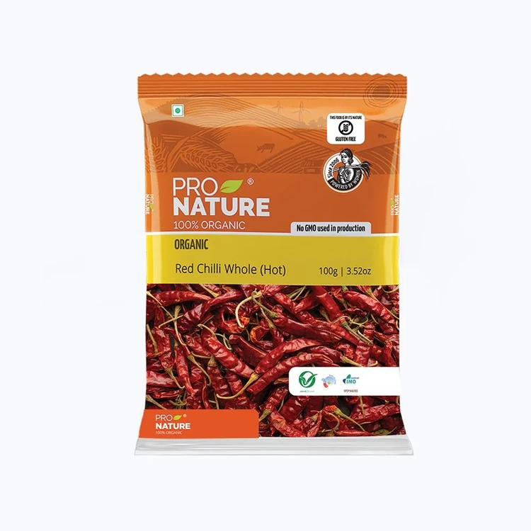 Pro Nature Red Organic Chilli Whole