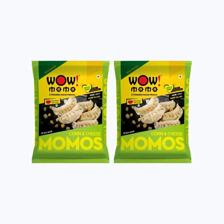 Wow! Momo Corn & Cheese Momos (Frozen) - Pack of 2