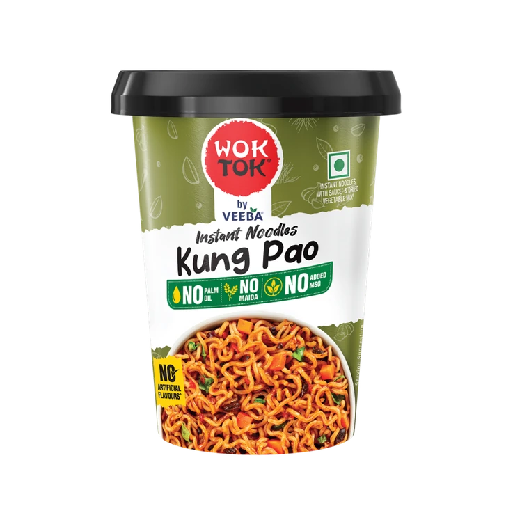 Wok Tok by Veeba No Maida Kung Pao Instant Cup Noodles