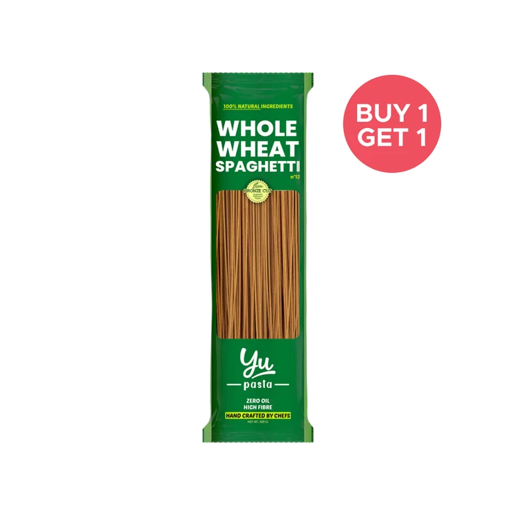 Yu 100% Whole Wheat Spaghetti Pasta - Buy 1 Get 1 Free