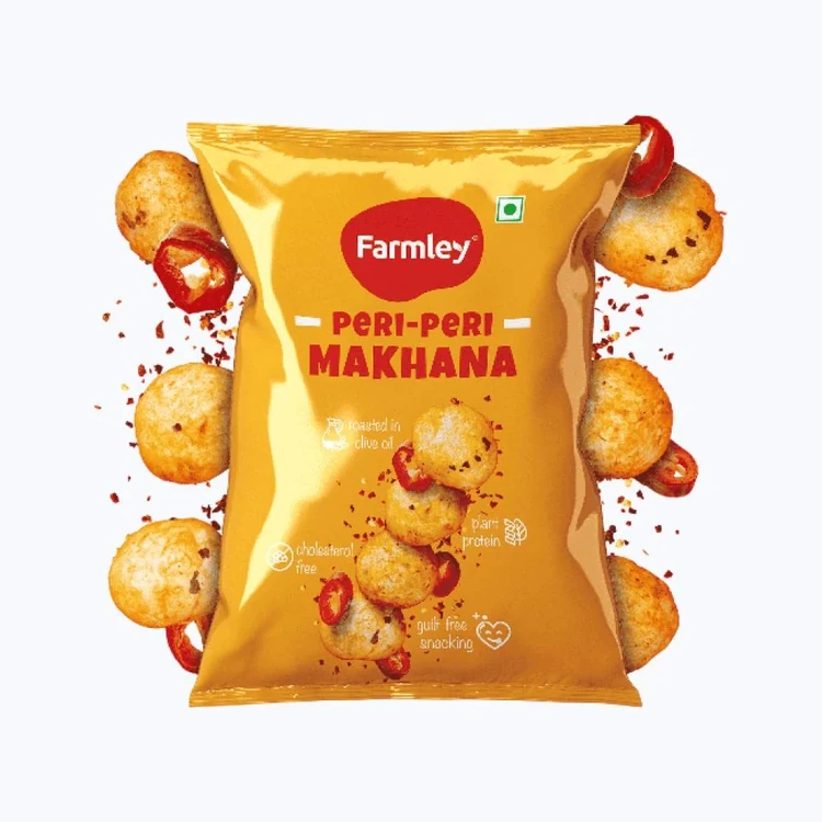 Farmley Peri Peri Roasted Flavoured Makhana Roasted In Olive Oil