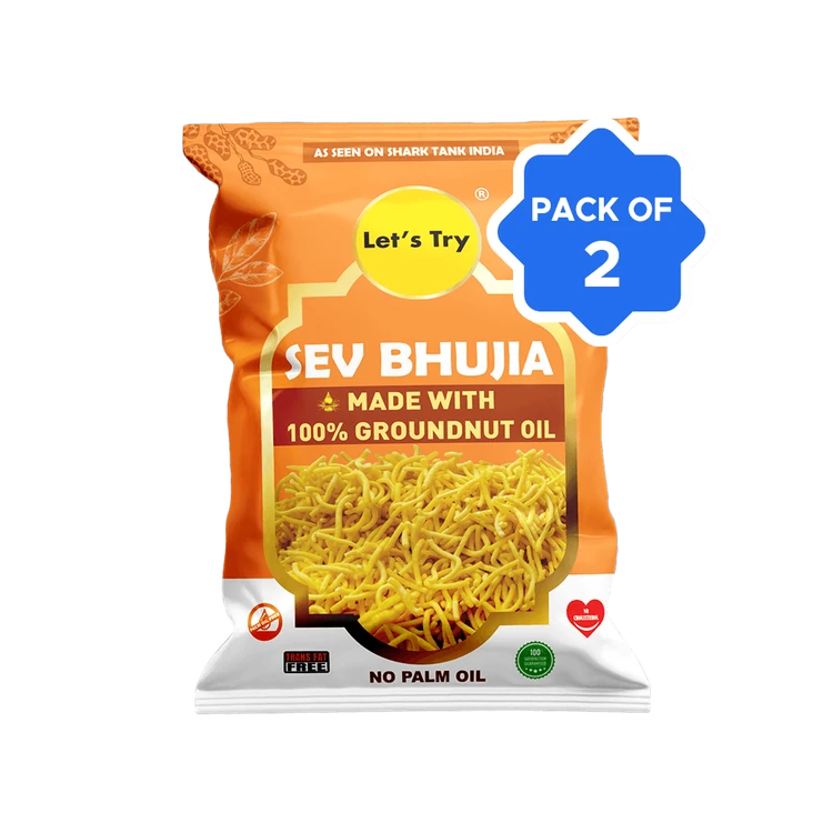 Let's Try Sev Bhujia - Pack of 2