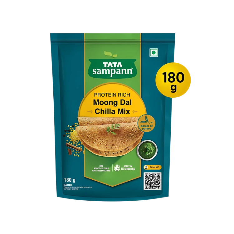 Tata Sampann Protein Rich Moong Dal Chilla Instant Mix