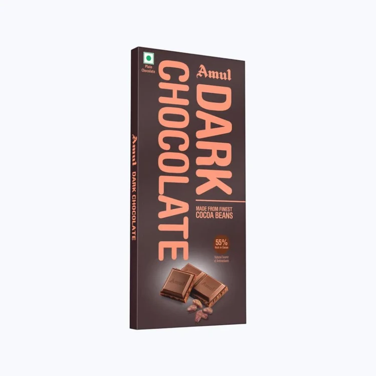 Amul 55% Cocoa Dark Chocolate Bar