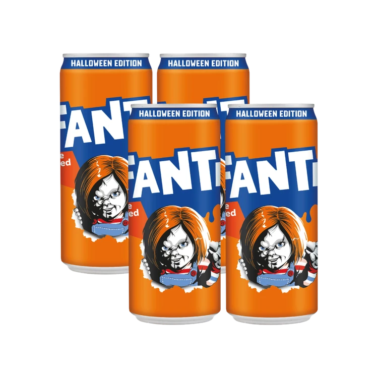 Fanta Orange Flavoured Soft Drink - Pack of 4