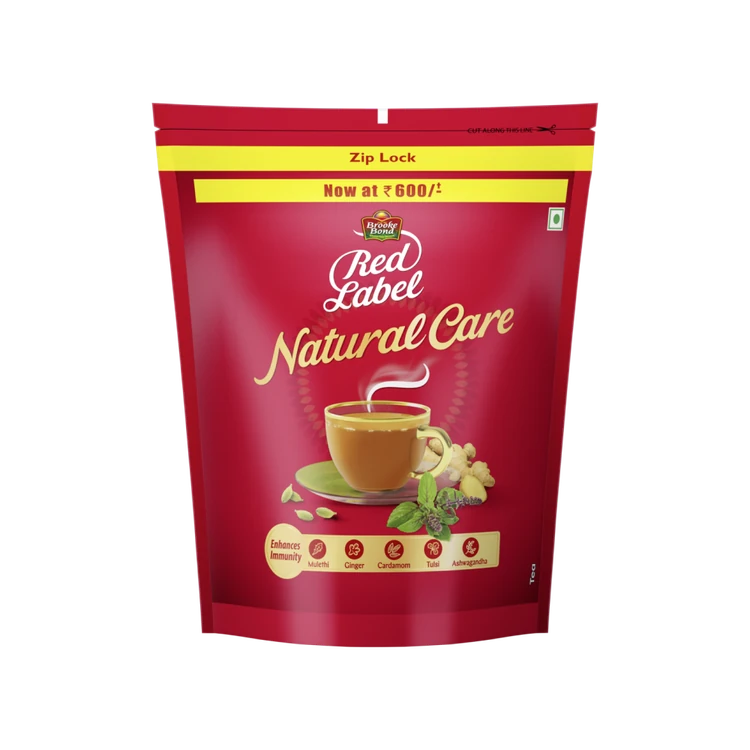 Brooke Bond Red Label Natural Care Tea (Pouch)