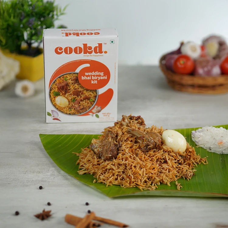 Cookd Wedding Bhai Biryani Kit (Long Grain)