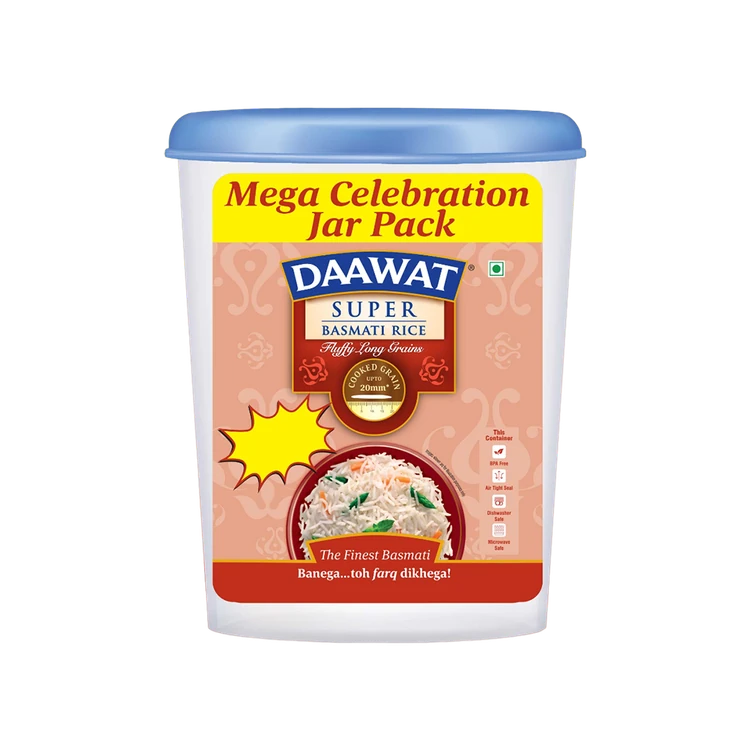 Daawat Super Basmati Rice (Extra Long Grain) (Basmati Akki)