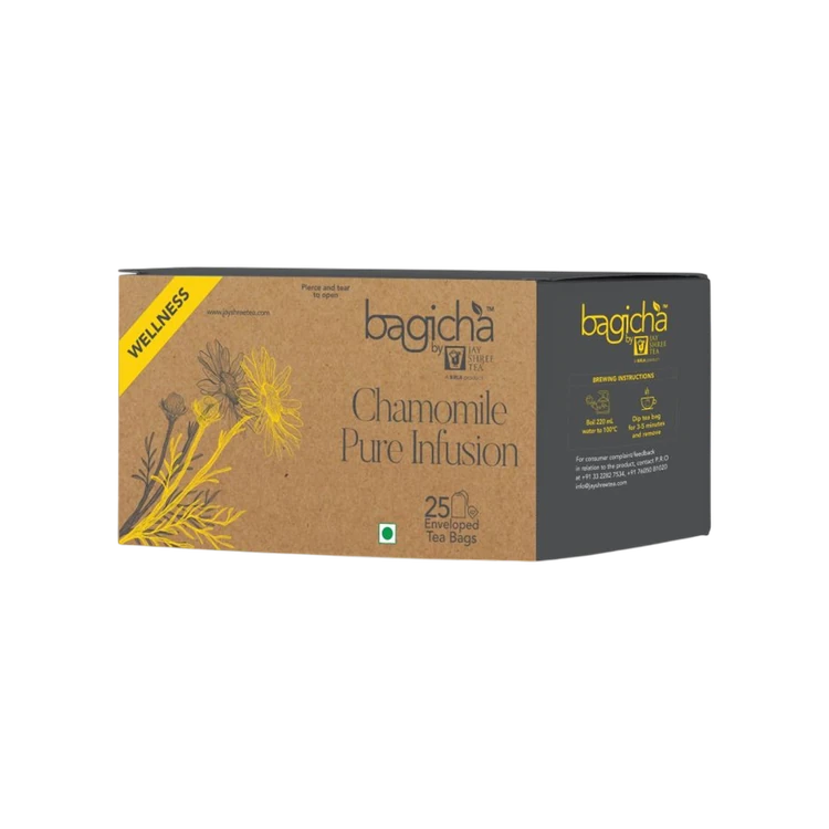 Bagicha By Jay Shree Tea Chamomile Pure Infusion Tea Bags
